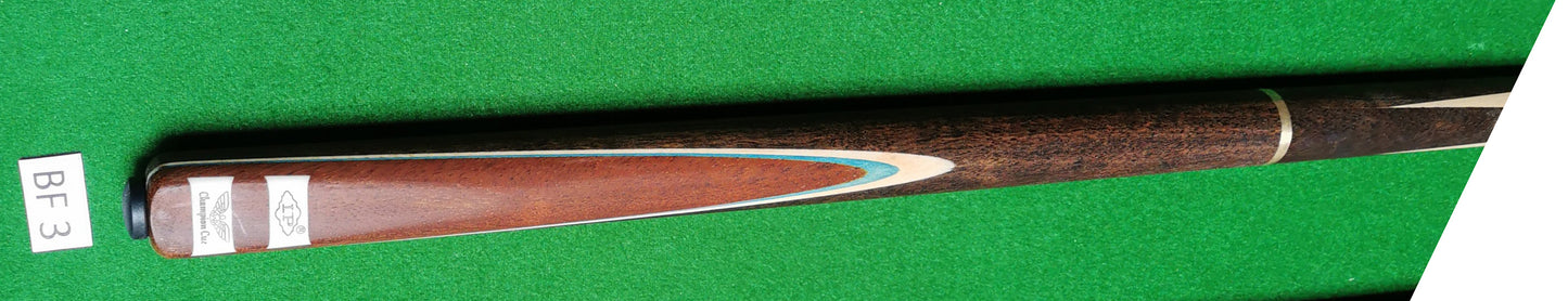 LP HANDMADE ASH SNOOKER CUE 3/4 JOINTED - CHAMPION CUE COLLECTION BF3