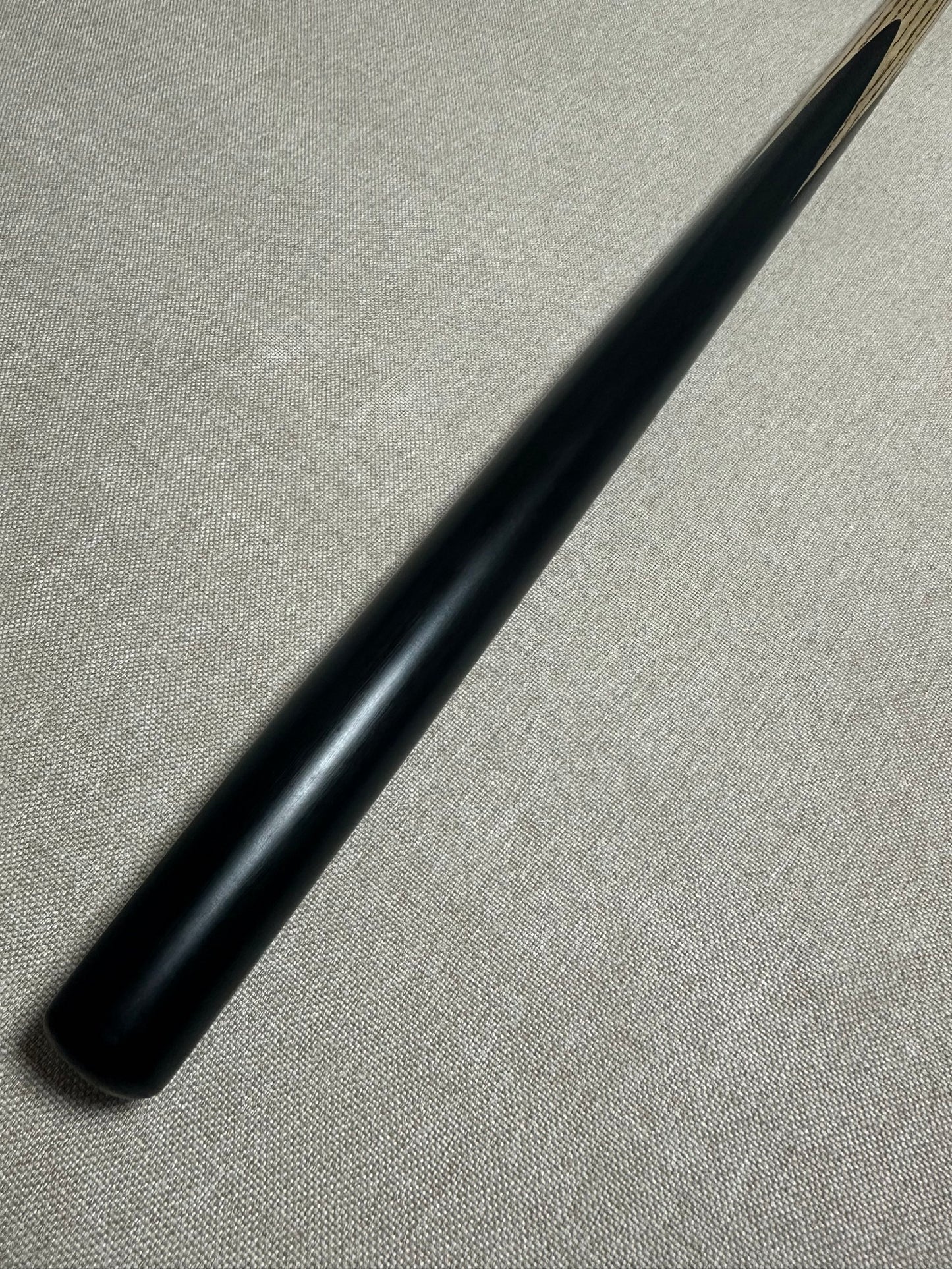 Handmade Pro One Piece Black Ebony Cue 9mm Tip
