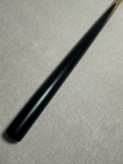 Handmade Pro One Piece Black Ebony Cue 9mm Tip