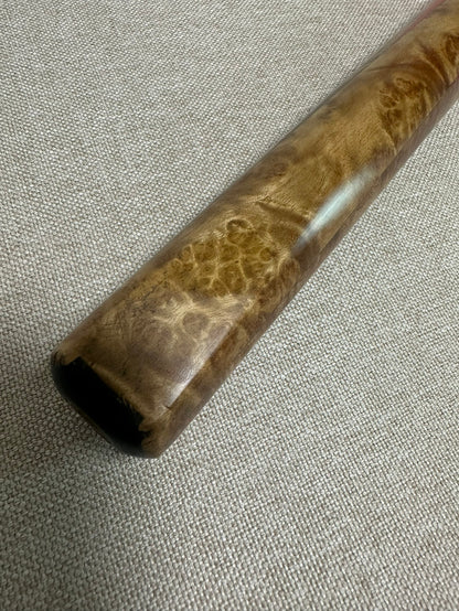 Handmade Pro One Piece Black Ebony Cue 10.3 mm Tip