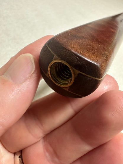 Handmade Pro 3/4 Jointed Black Ebony Cue 10.2 mm Tip