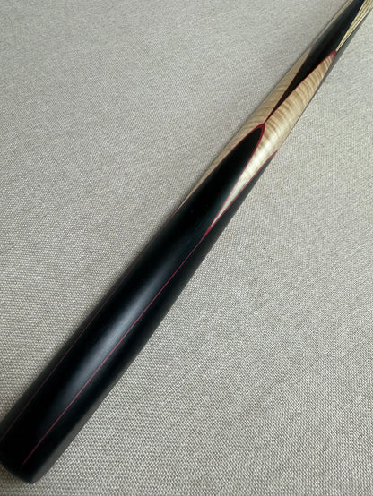 Handmade Pro One Piece Black Ebony Cue 10.2mm Tip