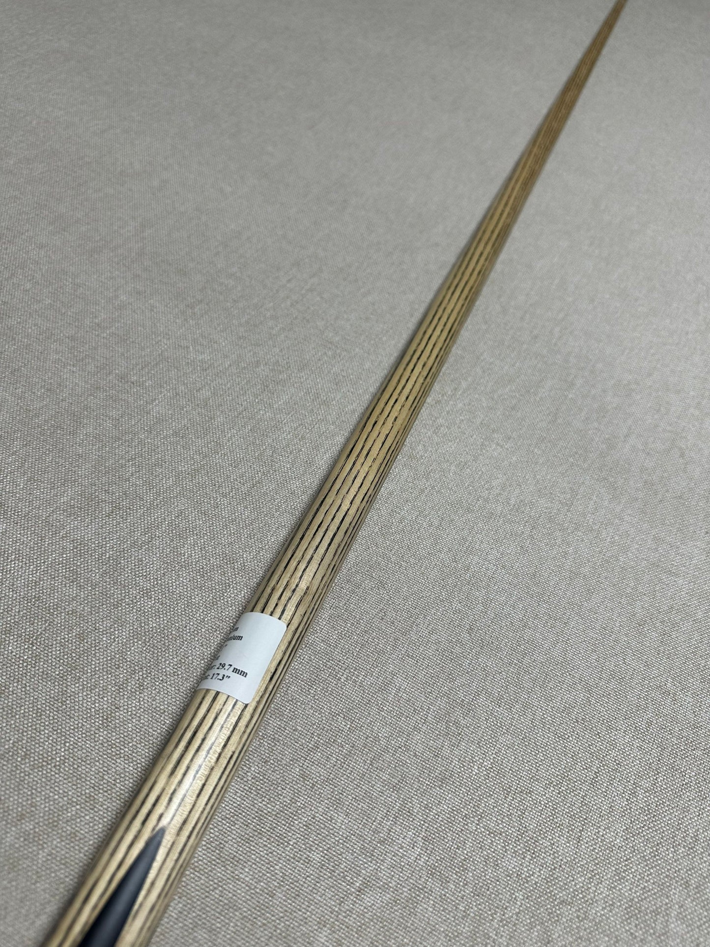 Handmade Pro One Piece Black Ebony Cue 9mm Tip