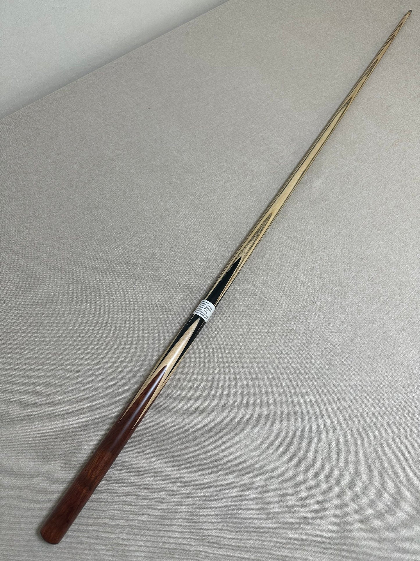 Handmade Pro One Piece Black Ebony Cue 10.4 mm Tip