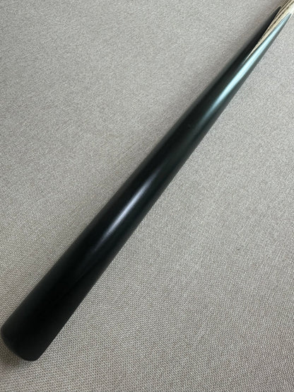 Handmade Pro One Piece Black Ebony Cue 9.4mm Tip