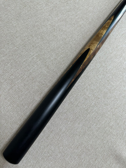 Handmade Pro One Piece Black Ebony Cue 10.3 mm Tip
