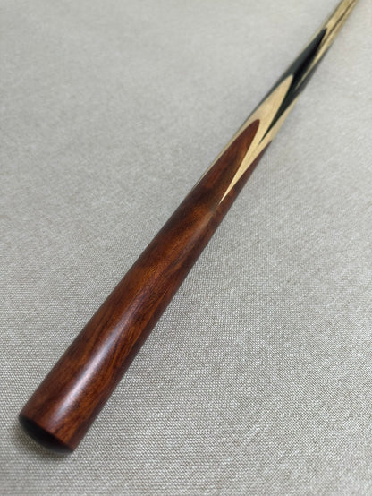 Handmade Pro One Piece Black Ebony Cue 10.4 mm Tip