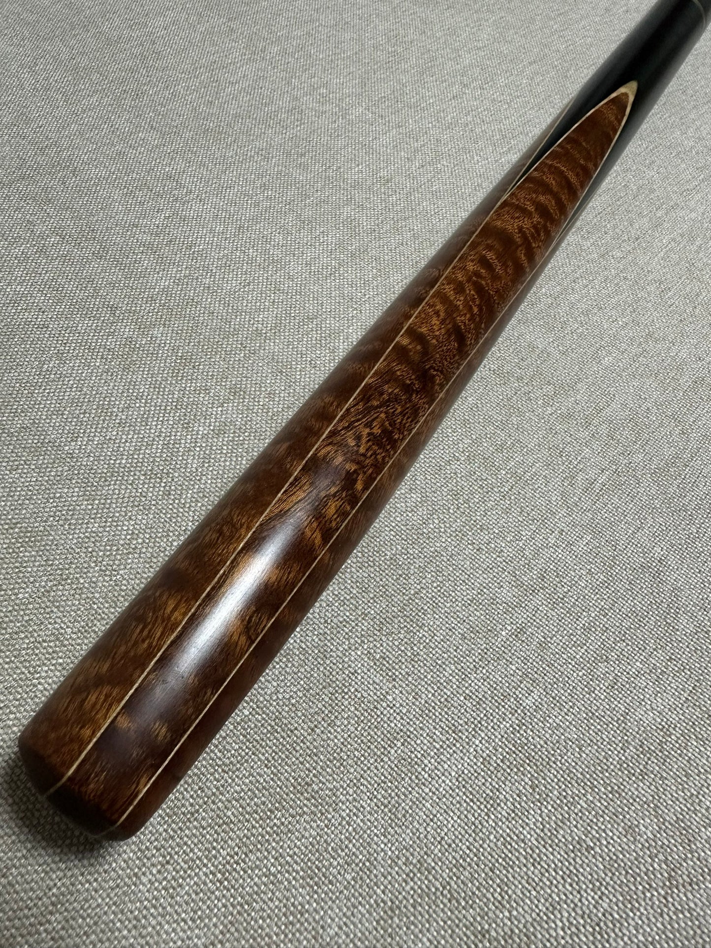 Handmade Pro 3/4 Jointed Black Ebony Cue 10.2 mm Tip