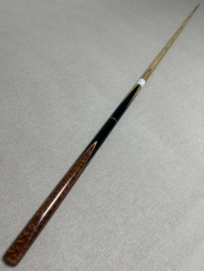 Handmade Pro 3/4 Jointed Black Ebony Cue 10.2 mm Tip