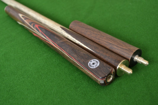 W&L SPORTS STAR 3/4 HAND SPLICED ROSEWOOD ASH SNOOKER CUE JXE12