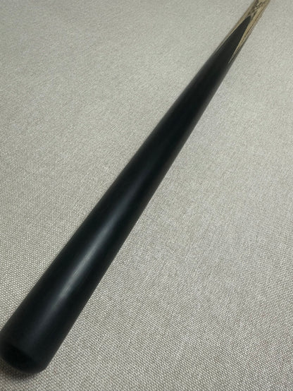 Handmade Pro One Piece Black Ebony Cue 9.5mm Tip