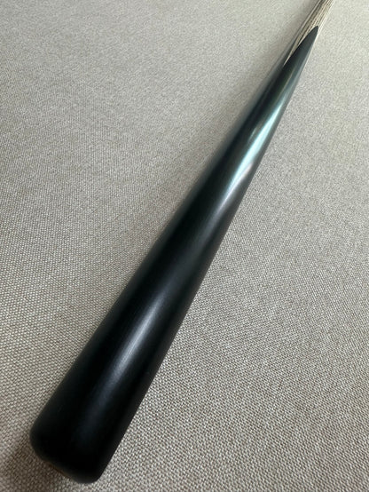 Handmade Pro One Piece Black Ebony Cue 9.1mm Tip
