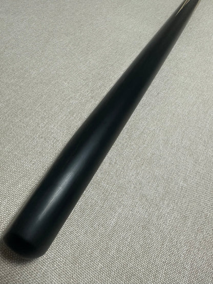 Handmade Pro One Piece Black Ebony Cue 9.5mm Tip
