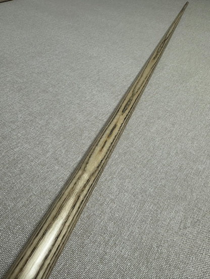 Handmade Pro One Piece Black Ebony Cue 9.2mm Tip