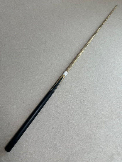 Handmade Pro One Piece Black Ebony Cue 9.6mm Tip