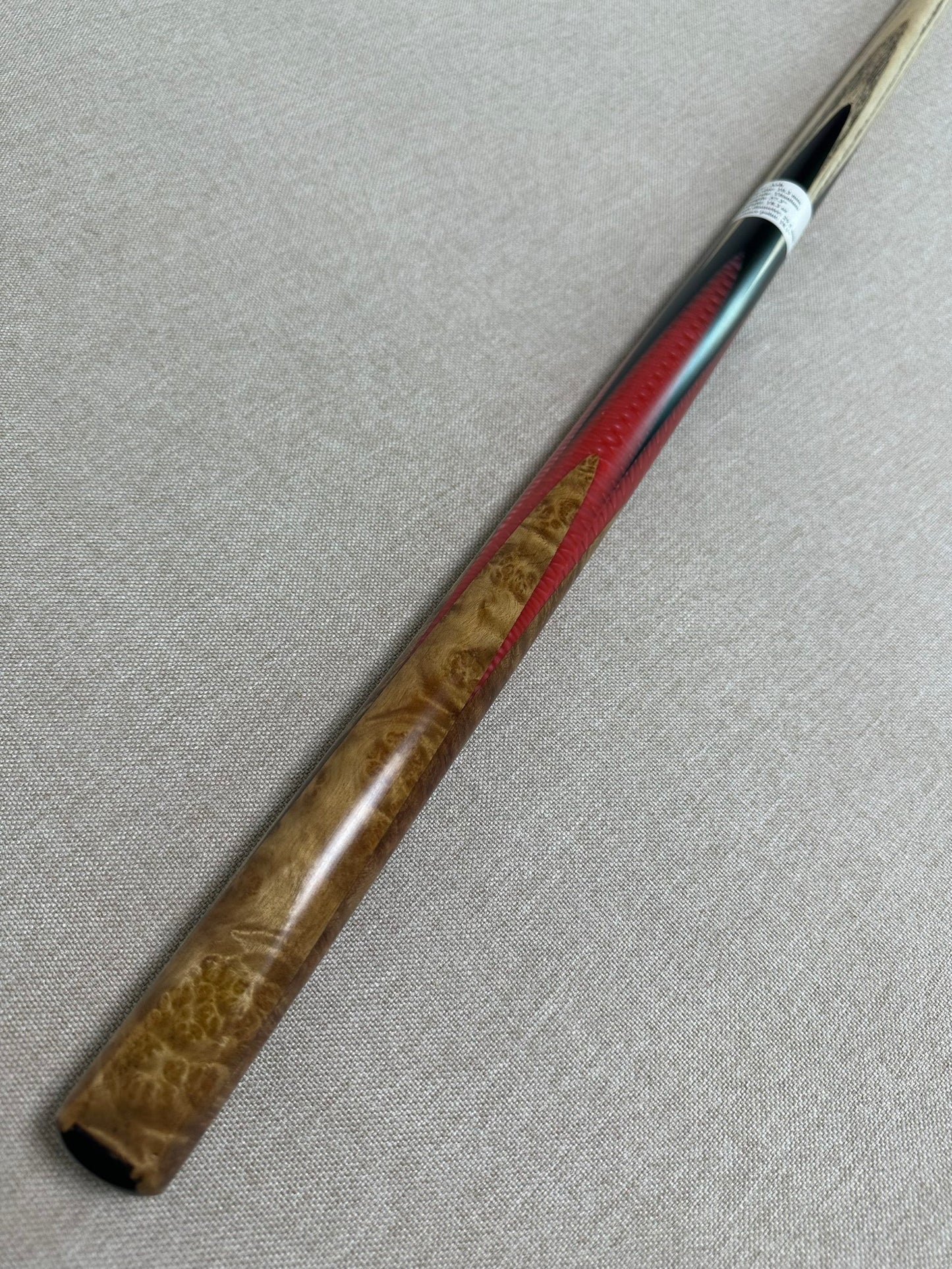 Handmade Pro One Piece Black Ebony Cue 10.3 mm Tip