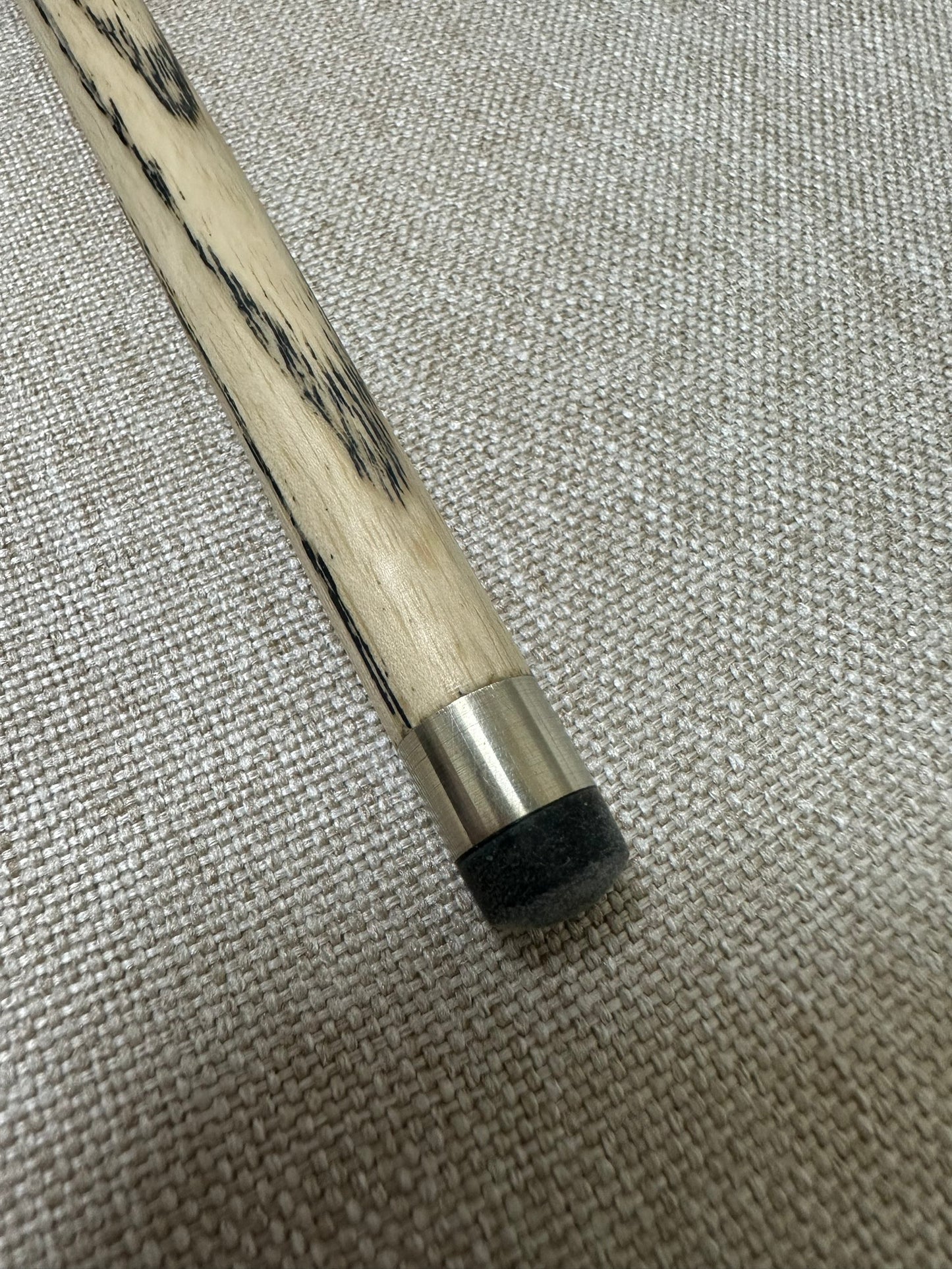 Handmade Pro One Piece Black Ebony Cue 10.3 mm Tip