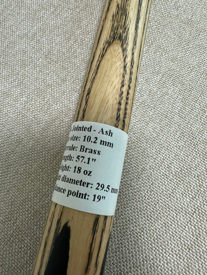 Handmade Pro 3/4 Jointed Black Ebony Cue 10.2 mm Tip