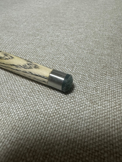 Handmade Pro One Piece Black Ebony Cue 9.5mm Tip