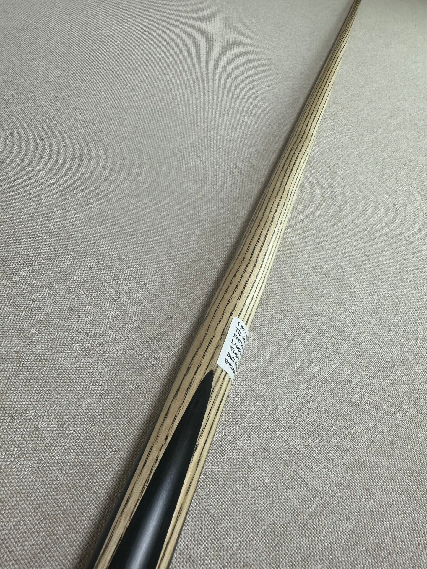 Handmade Pro One Piece Black Ebony Cue 10.1 mm Tip