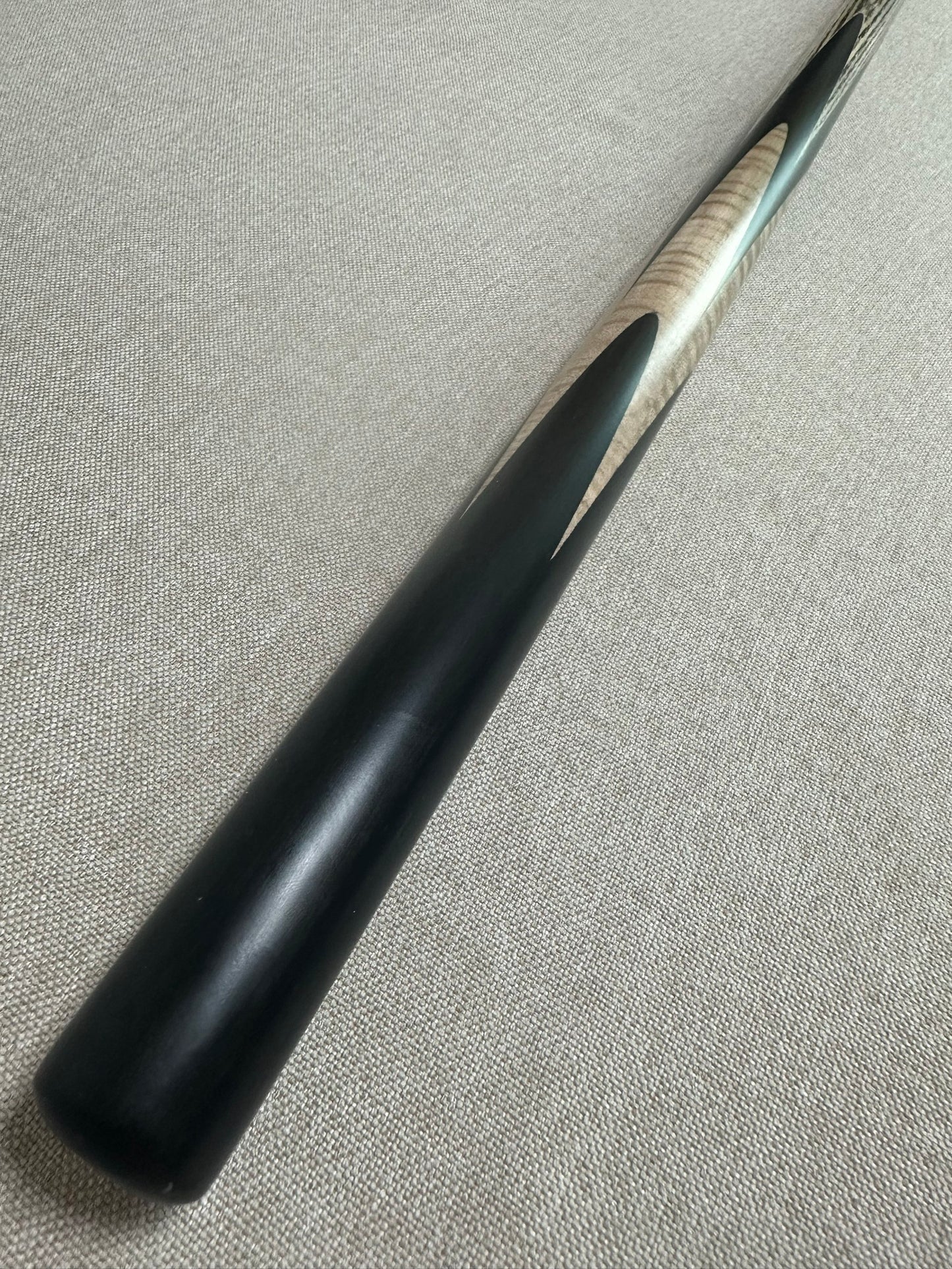 Handmade Pro One Piece Black Ebony Cue 10.2 mm Tip