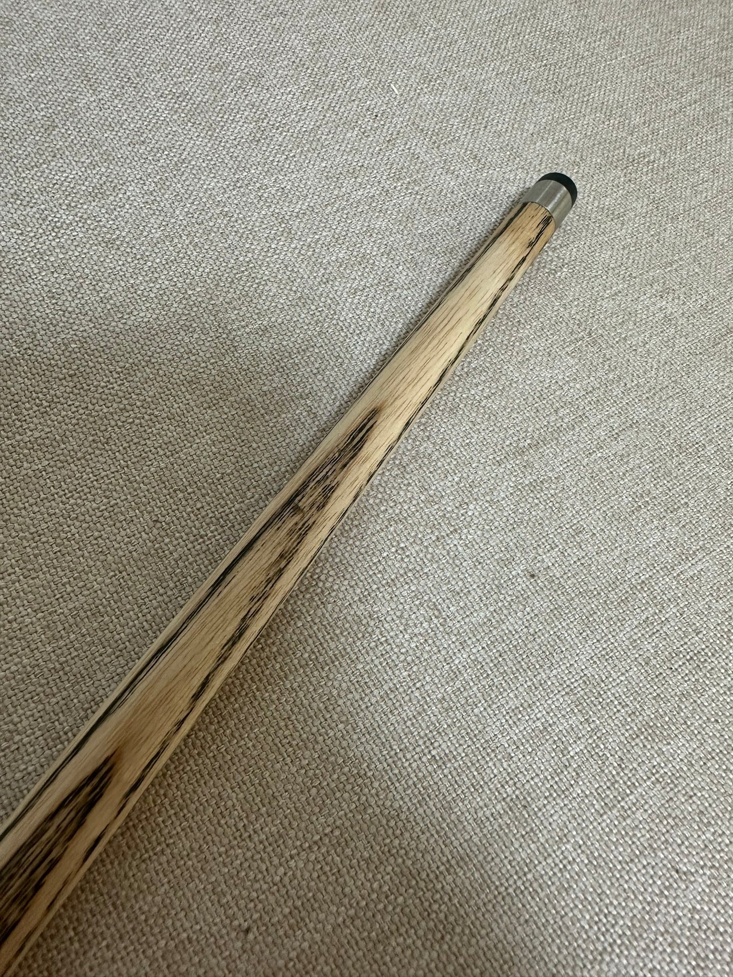 Handmade Pro One Piece Black Ebony Cue 10.4 mm Tip