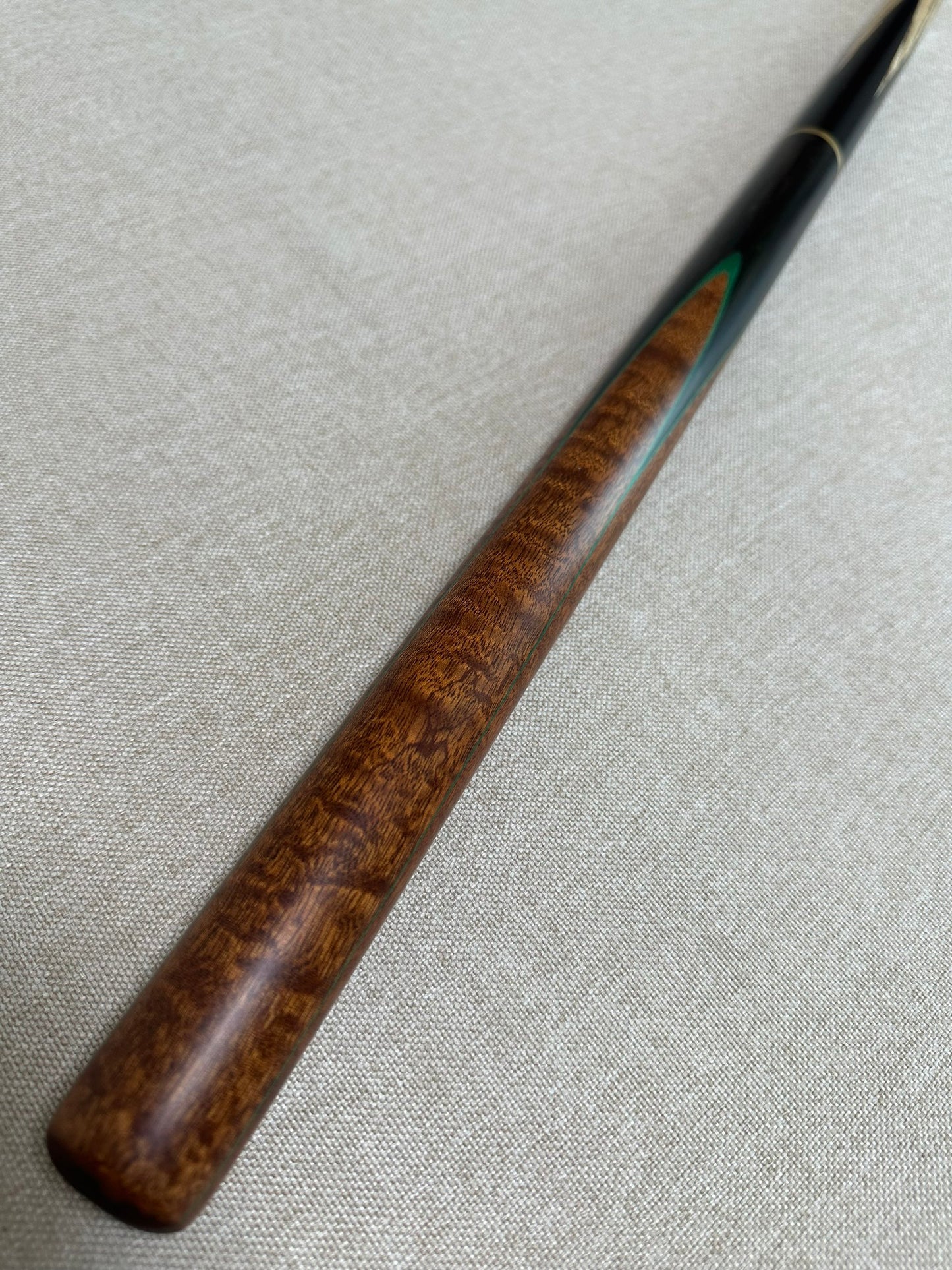 Handmade Pro 3/4 Jointed Black Ebony Cue 10.2 mm Tip