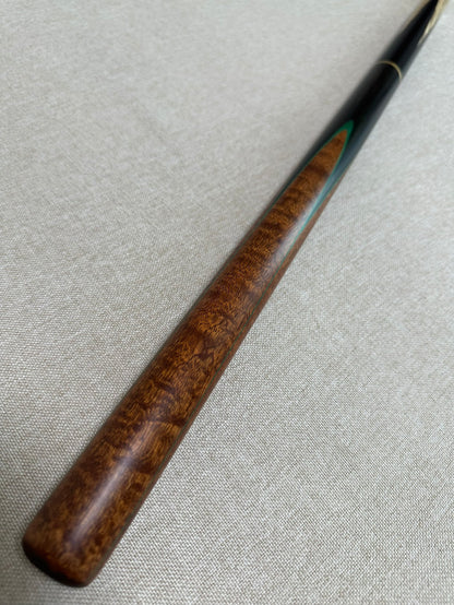 Handmade Pro 3/4 Jointed Black Ebony Cue 10.2 mm Tip