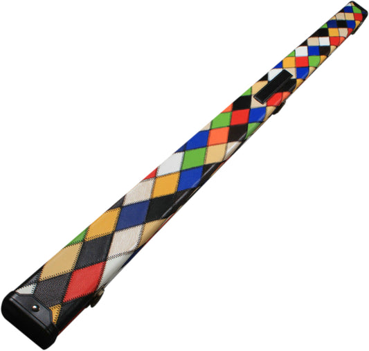 One Piece Harlequin Handmade Hard Diamond Cue Case G62598-5