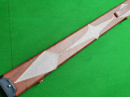 3/4 HANDMADE HARD SNOOKER CUE CASE POOL CUE CASE C27