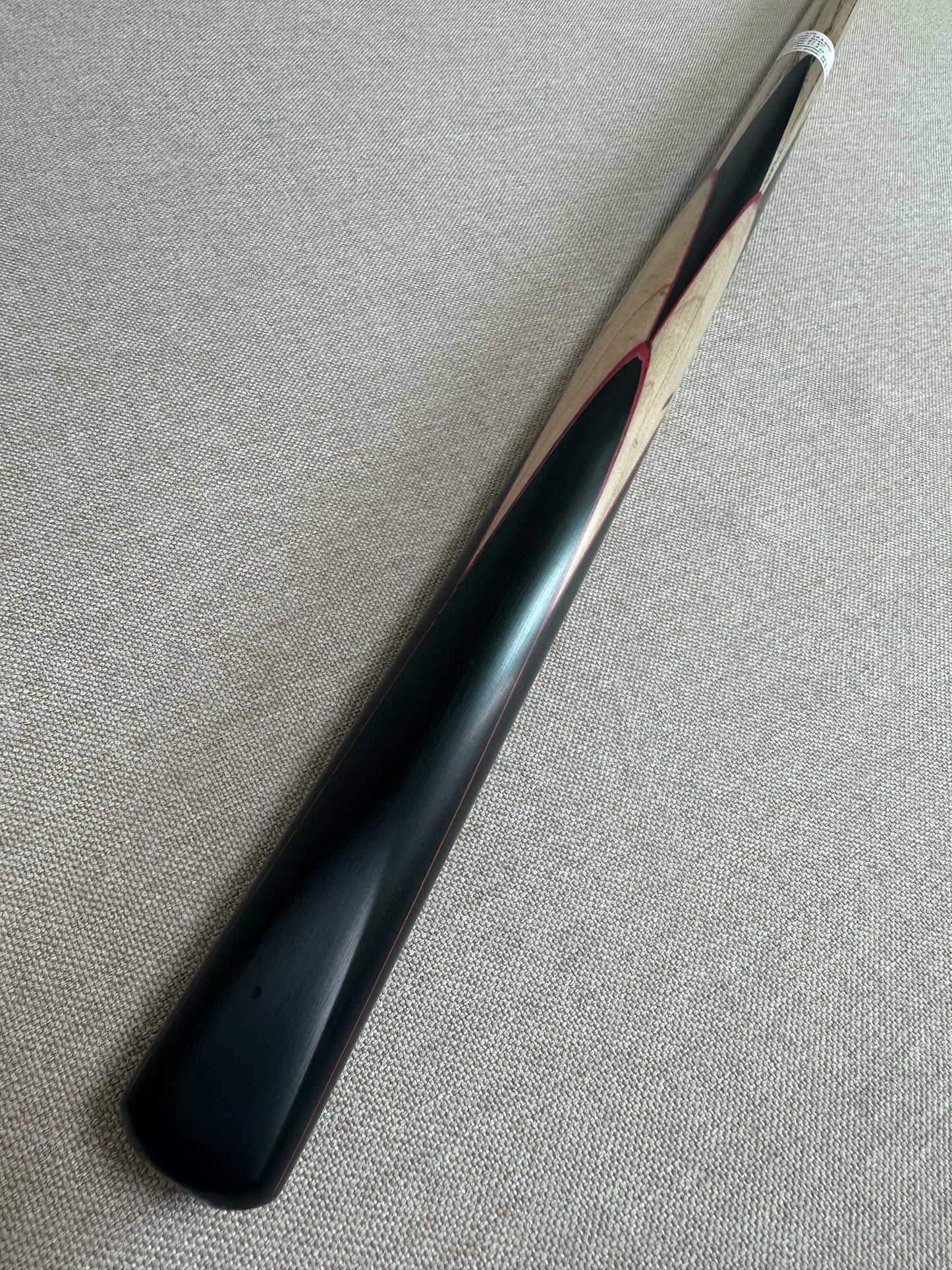 Handmade Pro One Piece Black Ebony Cue 10.4mm Tip