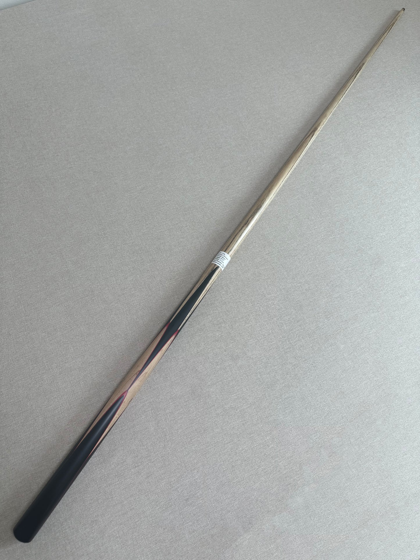 Handmade Pro One Piece Black Ebony Cue 10.4mm Tip