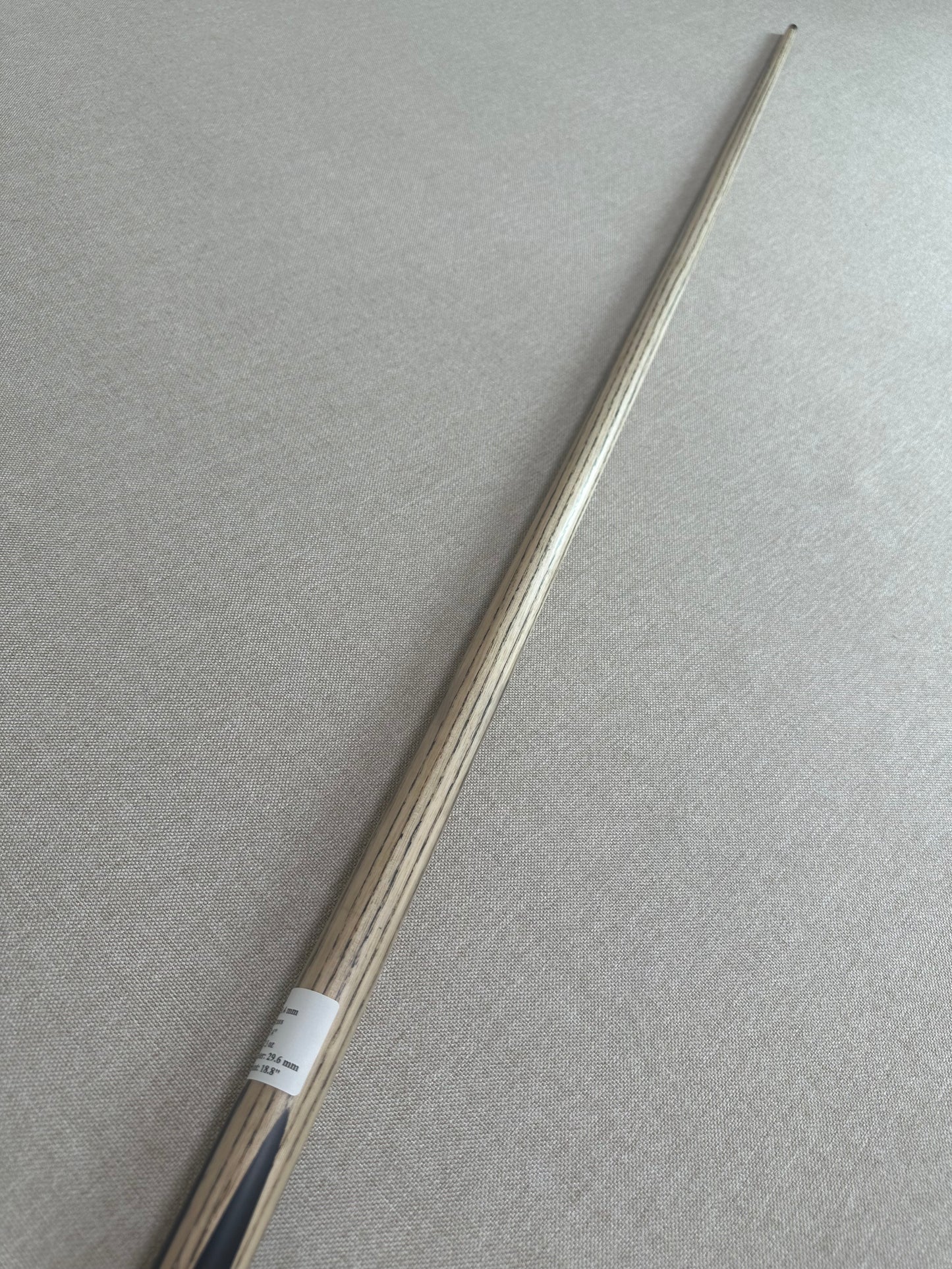 Handmade Pro One Piece Black Ebony Cue 10.4mm Tip