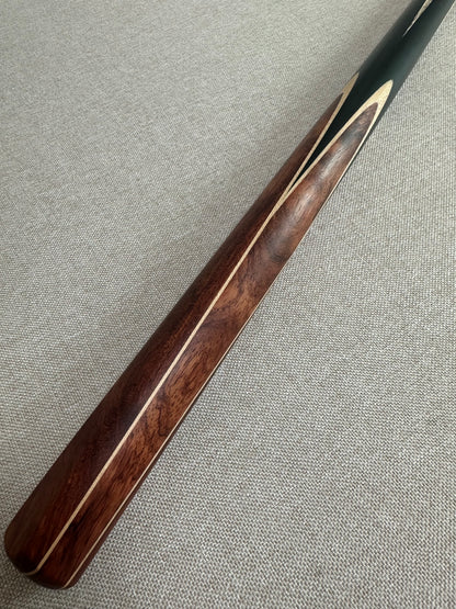 Handmade Pro One Piece Black Ebony Cue 10.3mm Tip