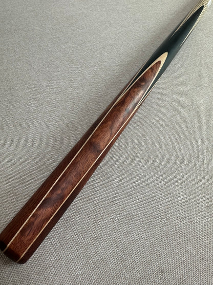 Handmade Pro One Piece Black Ebony Cue 10.3mm Tip