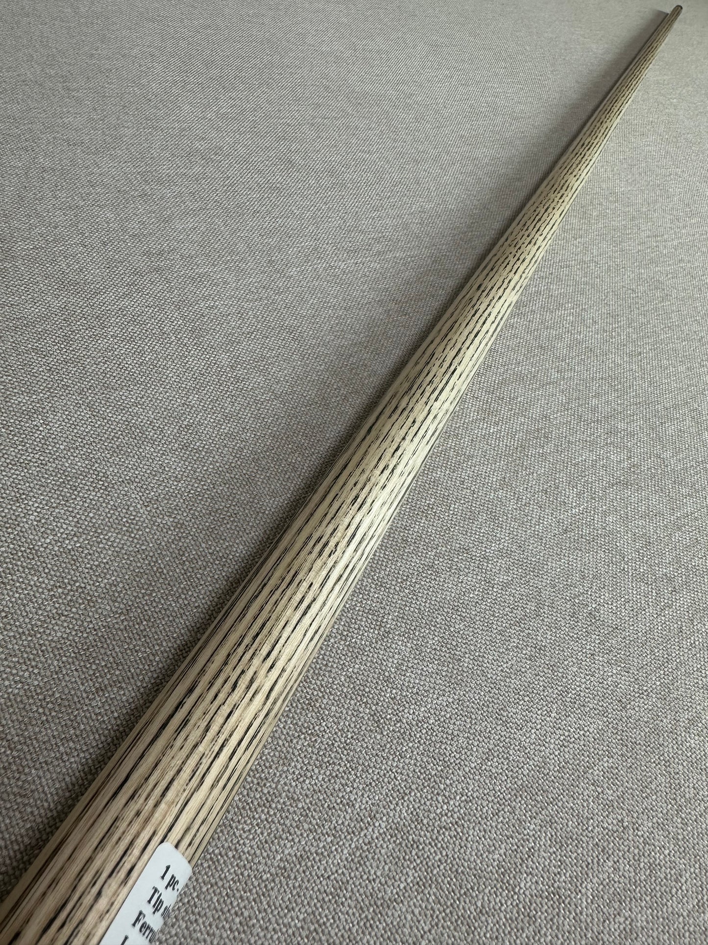 Handmade Pro One Piece Black Ebony Cue 10.3mm Tip