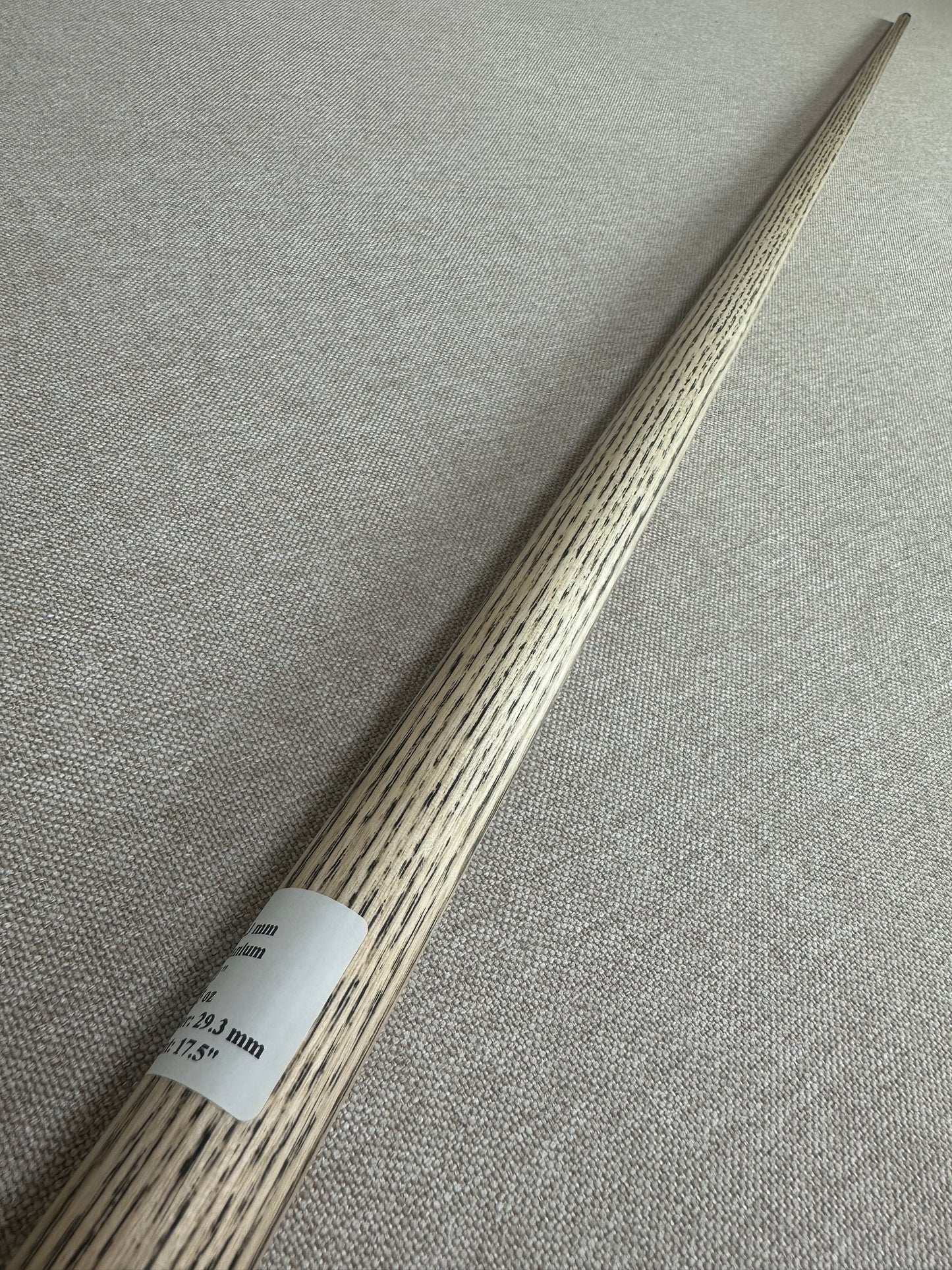 Handmade Pro One Piece Black Ebony Cue 10.3mm Tip