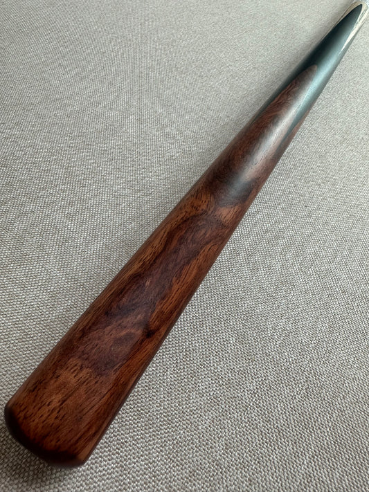 Handmade Pro One Piece Black Ebony Cue 10.4 mm Tip