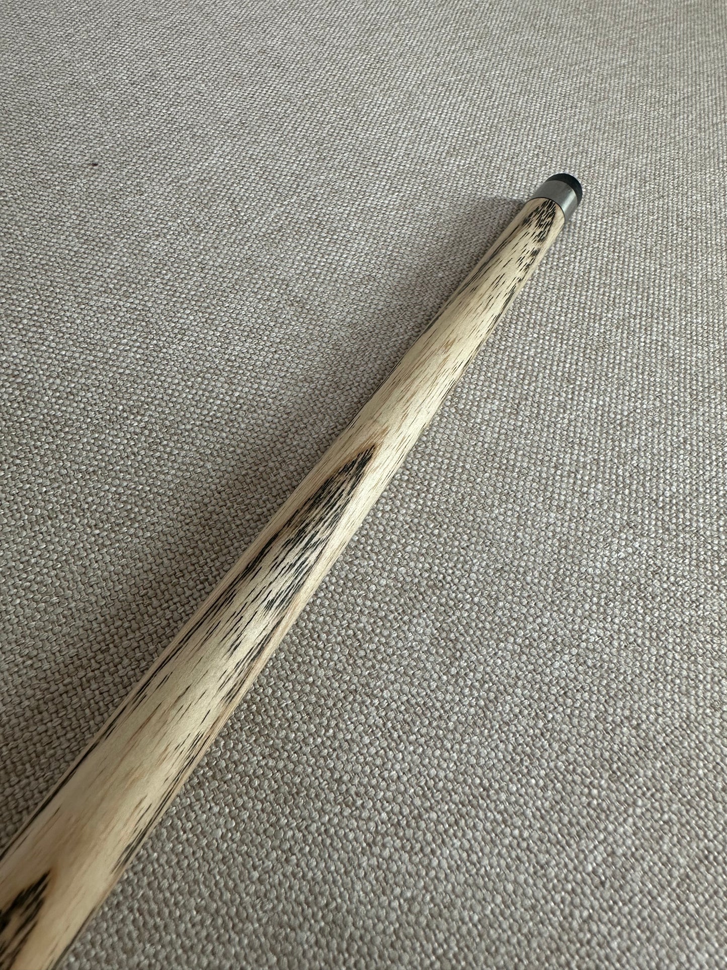 Handmade Pro One Piece Black Ebony Cue 10.4 mm Tip