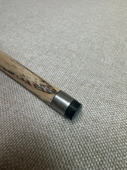 Handmade Pro One Piece Black Ebony Cue 10.4 mm Tip