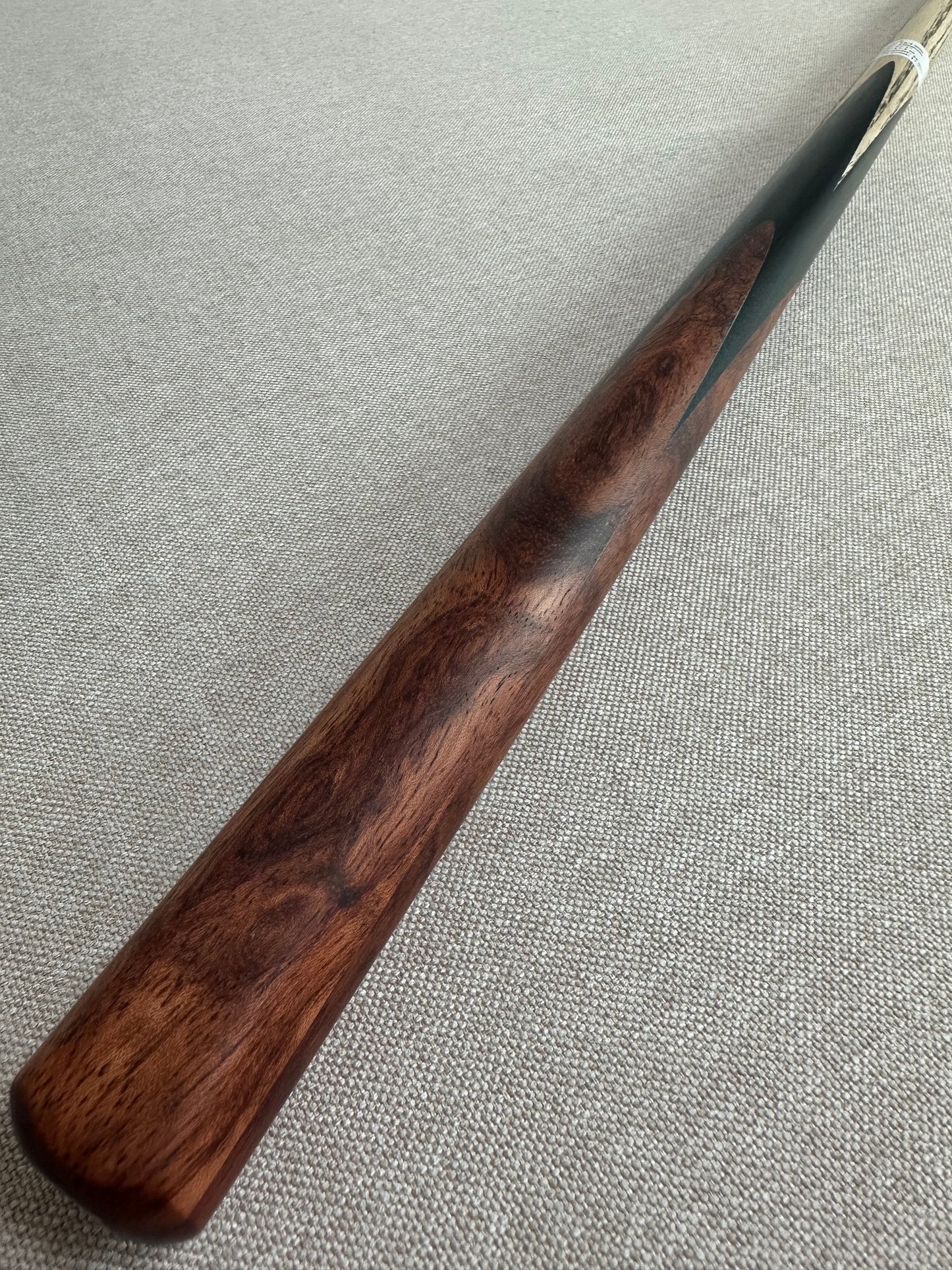 Handmade Pro One Piece Black Ebony Cue 10.4 mm Tip