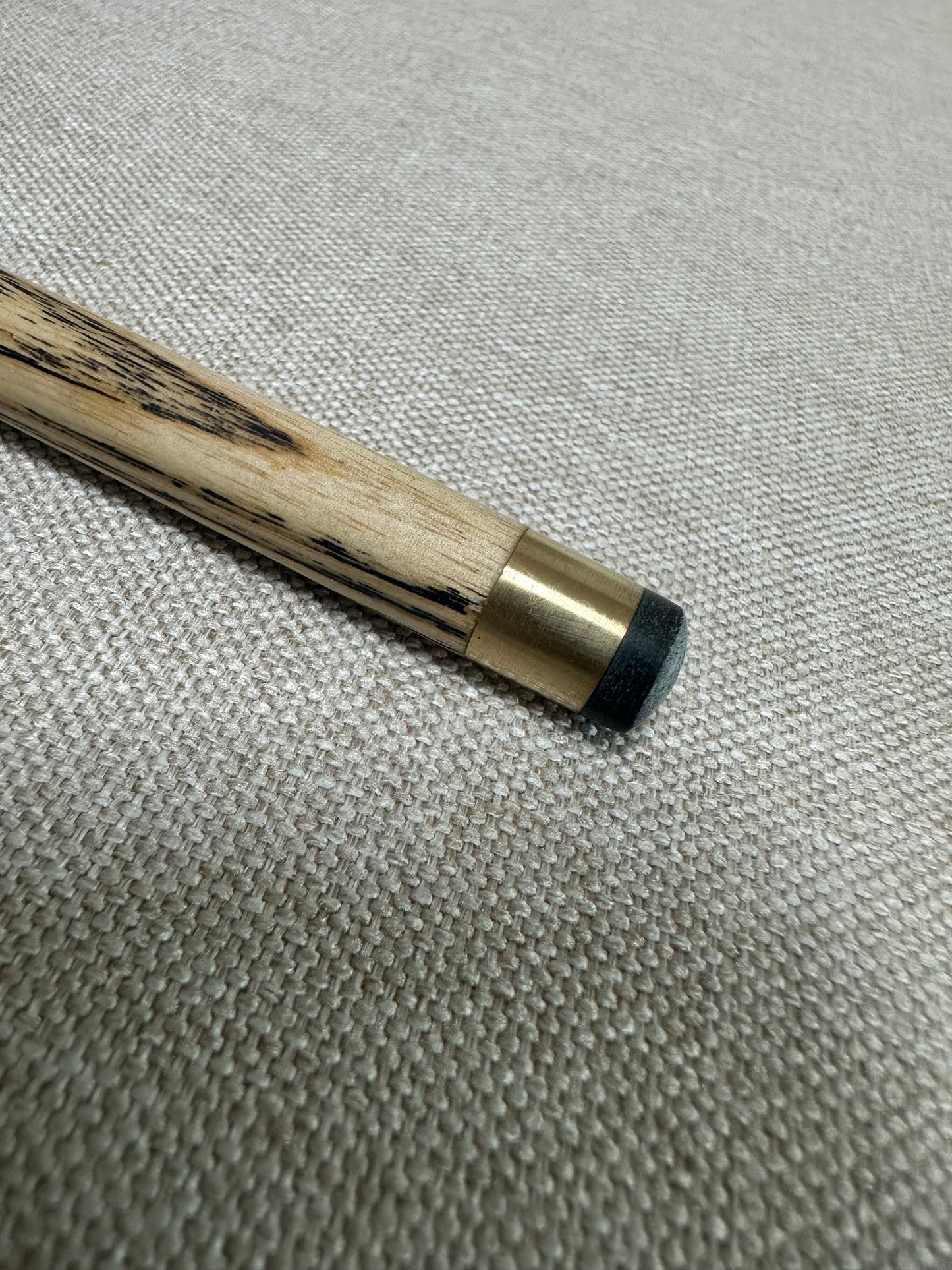 Handmade Pro One Piece Black Ebony Cue 10.1 mm Tip