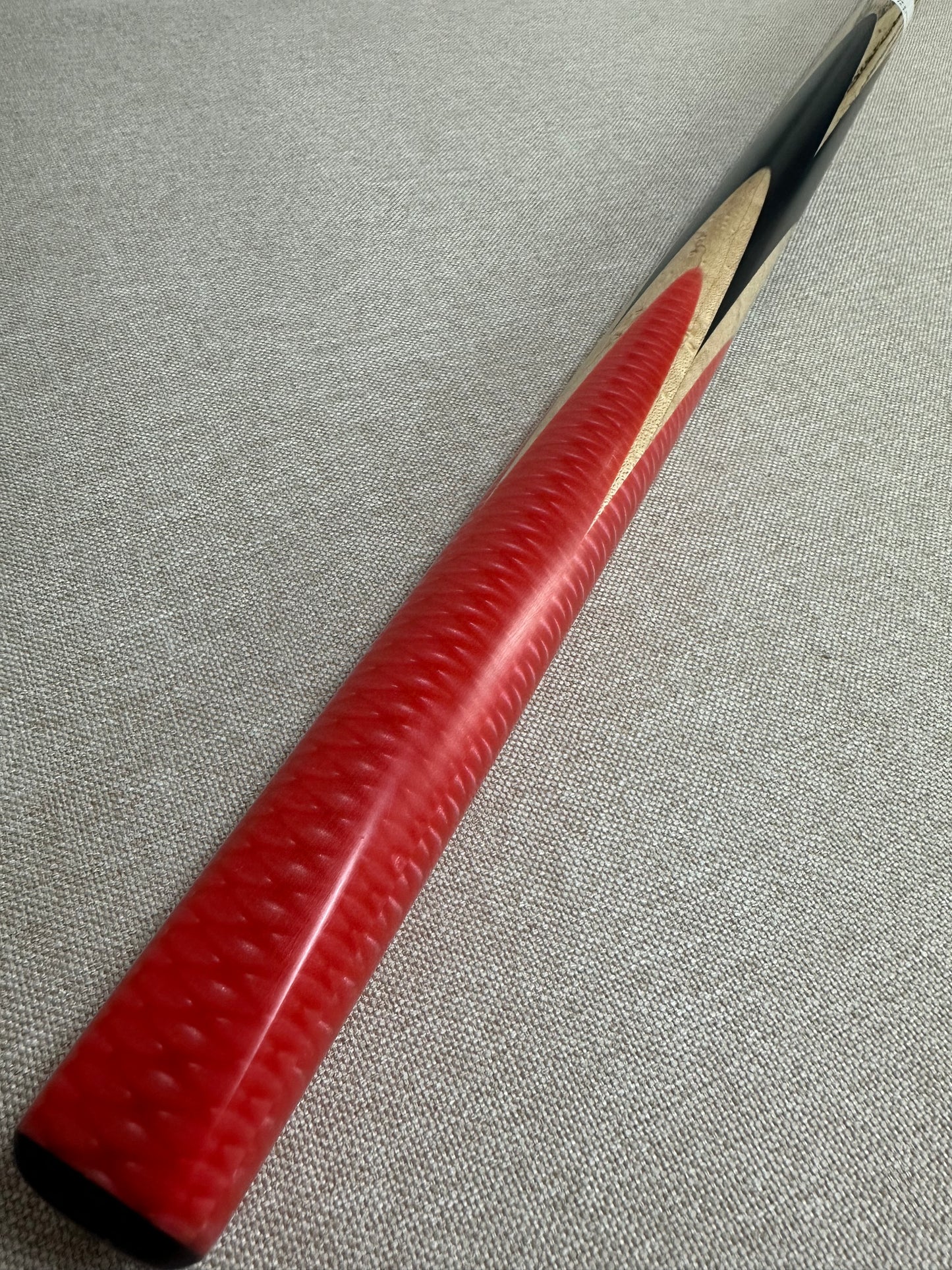 Handmade Pro One Piece Black Ebony Cue 10.1 mm Tip