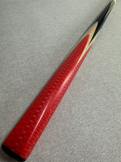 Handmade Pro One Piece Black Ebony Cue 10.1 mm Tip