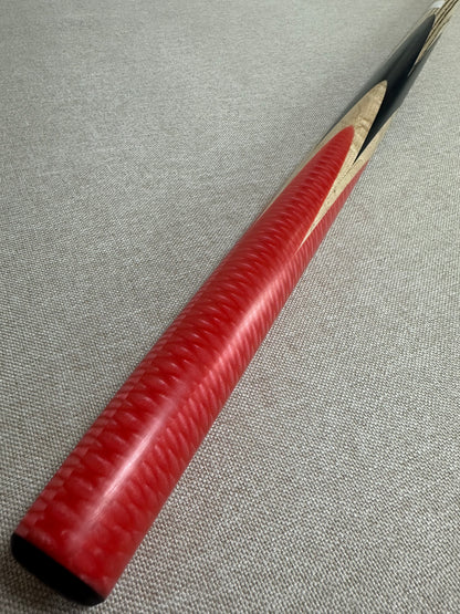 Handmade Pro One Piece Black Ebony Cue 10.1 mm Tip