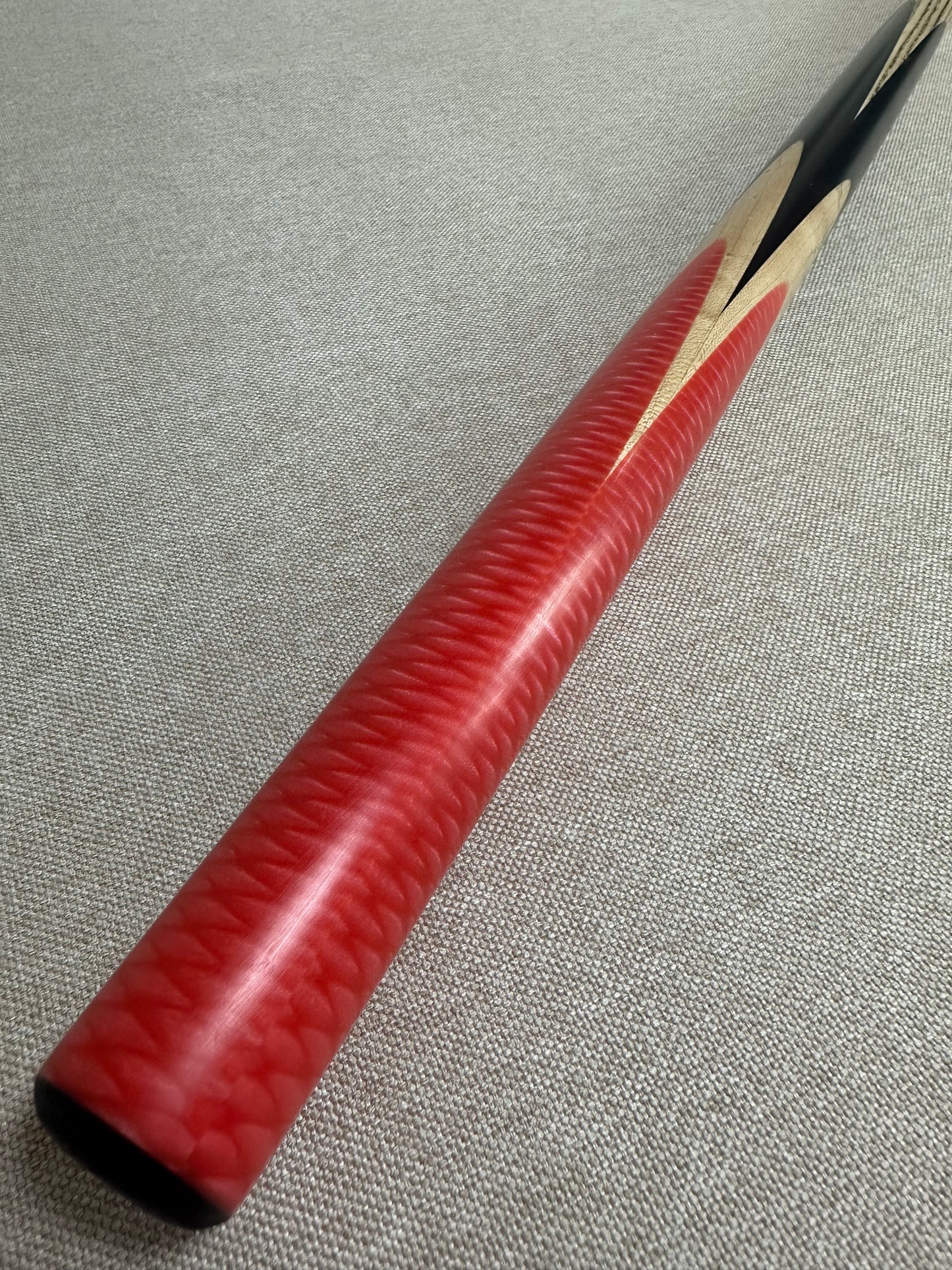 Handmade Pro One Piece Black Ebony Cue 10.1 mm Tip