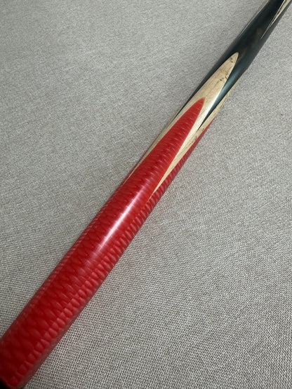 Handmade Pro One Piece Black Ebony Cue 10.1 mm Tip