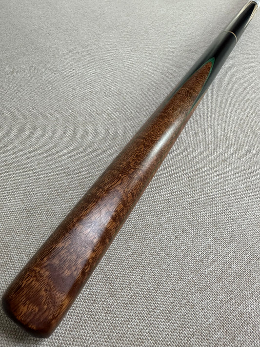 Handmade Pro 3/4 Jointed Black Ebony Cue 10.2 mm Tip