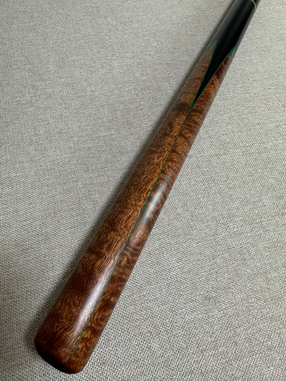 Handmade Pro 3/4 Jointed Black Ebony Cue 10.2 mm Tip