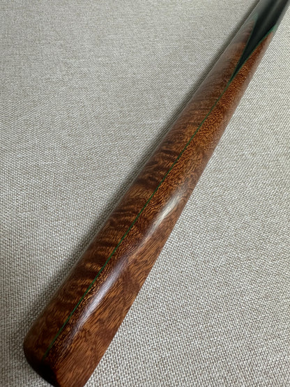 Handmade Pro 3/4 Jointed Black Ebony Cue 10.2 mm Tip